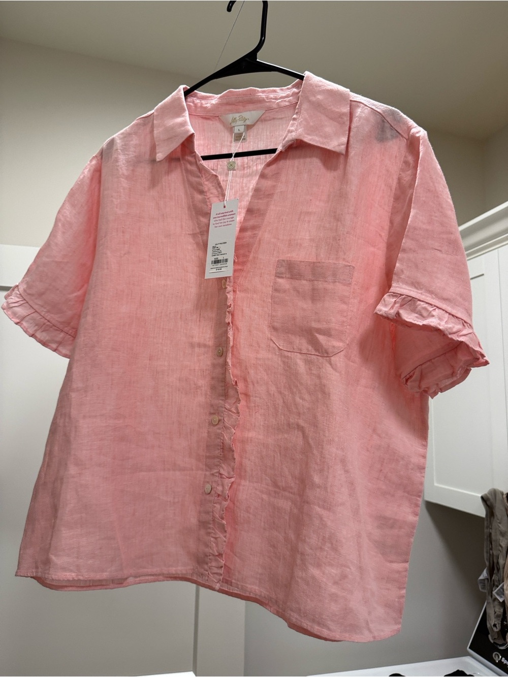 Lilly Pulitzer NWT Large linen top